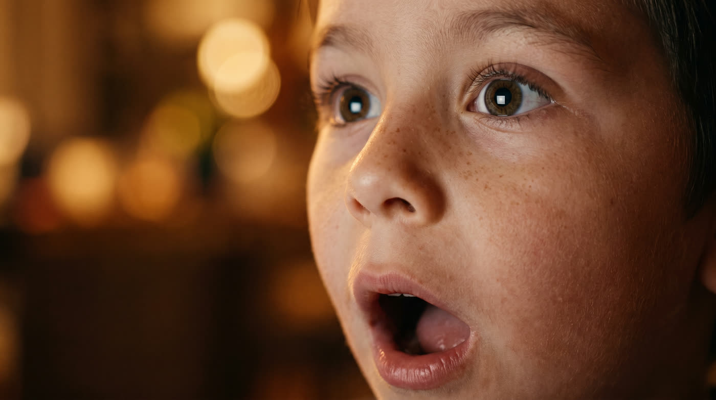 Niño pequeño sonriendo